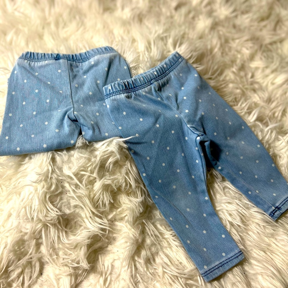 12 mo polka dot pants